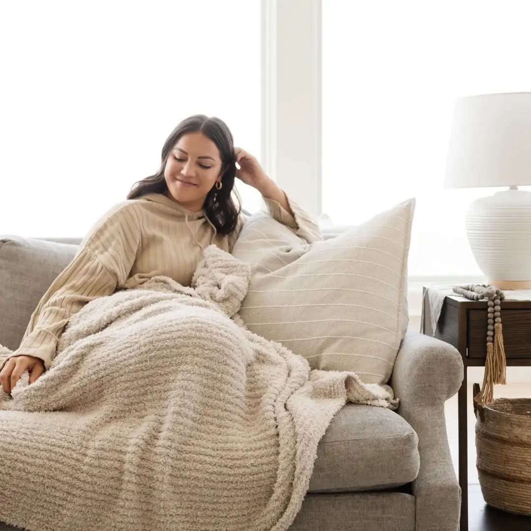 Ribbed BAMBONI® Throw Blankets