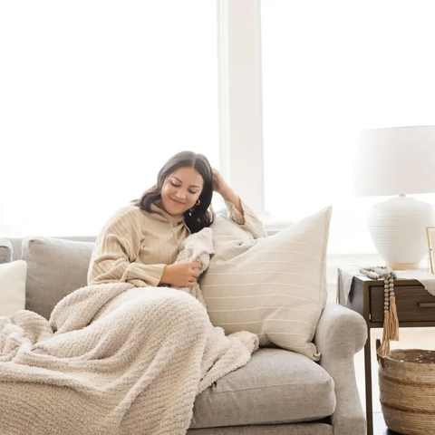 Ribbed BAMBONI® Throw Blankets