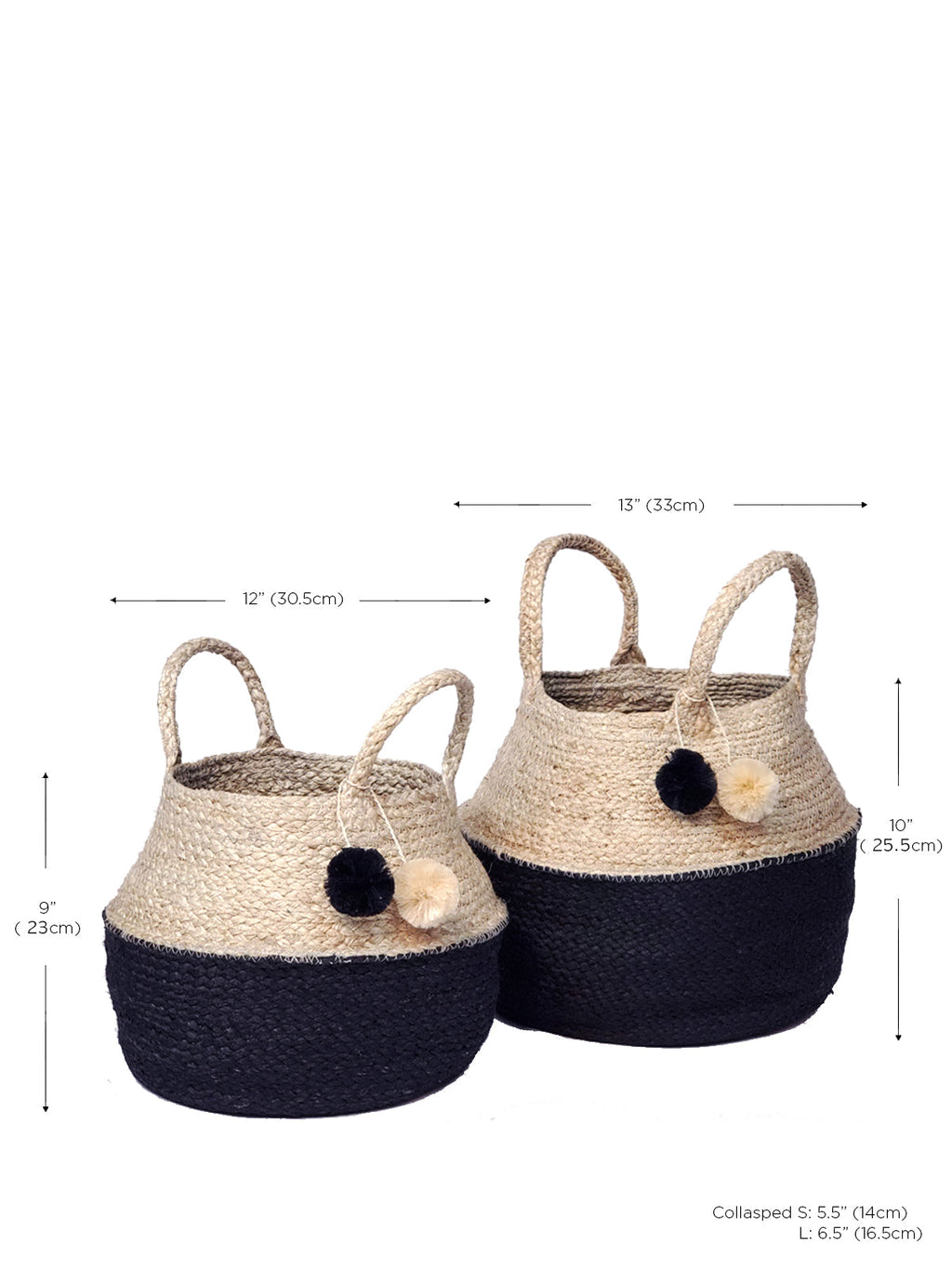 Naiya Foldable Basket Bag in - STORAGE photo
