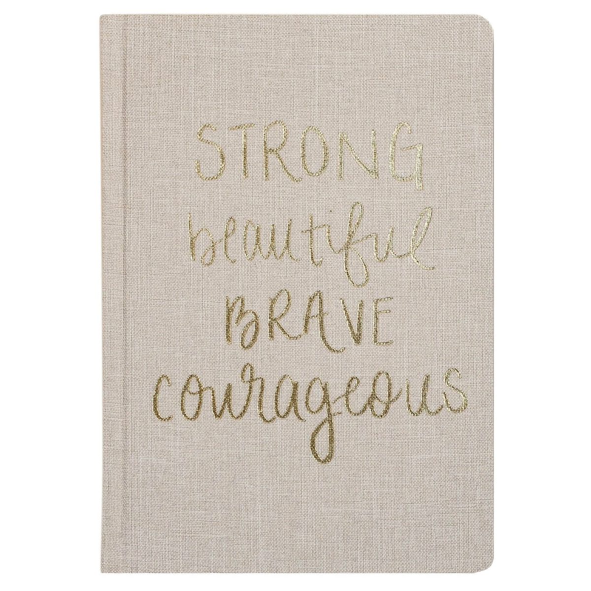 Strong Beautiful Brave Courageous Fabric Journal in - Notebooks photo