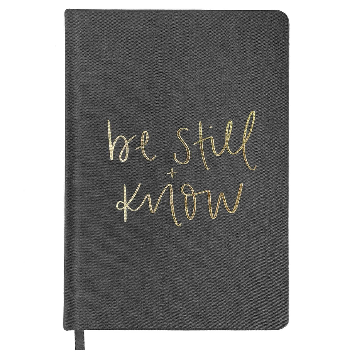Sweet Water Decor Be Still and Know Fabric Journal in - Notebooks photo