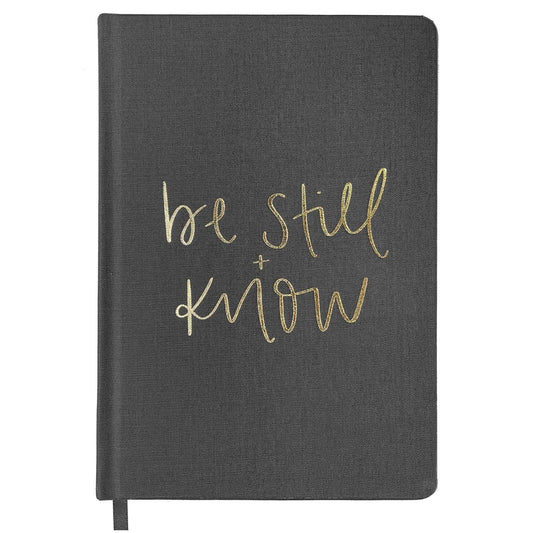 Sweet Water Decor Be Still and Know Fabric Journal in - Notebooks photo