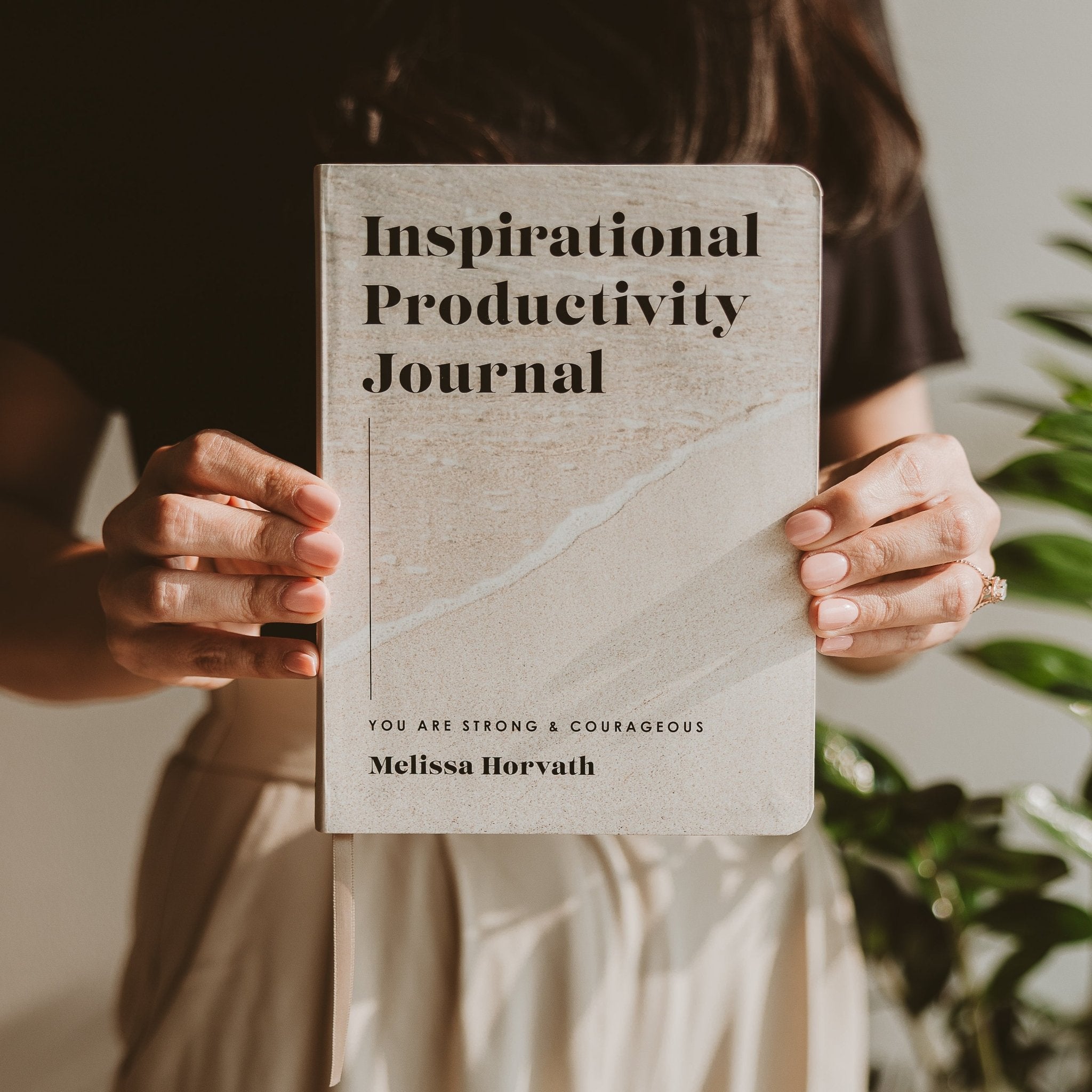 Inspirational Productivity Journal: You Are Strong & Courageous in - Notebooks photo