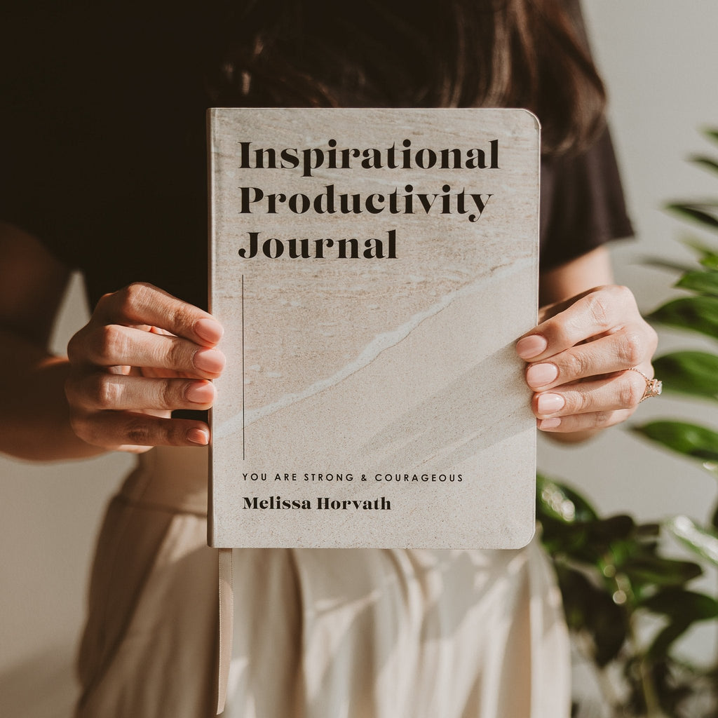 Inspirational Productivity Journal: You Are Strong & Courageous in - Notebooks photo