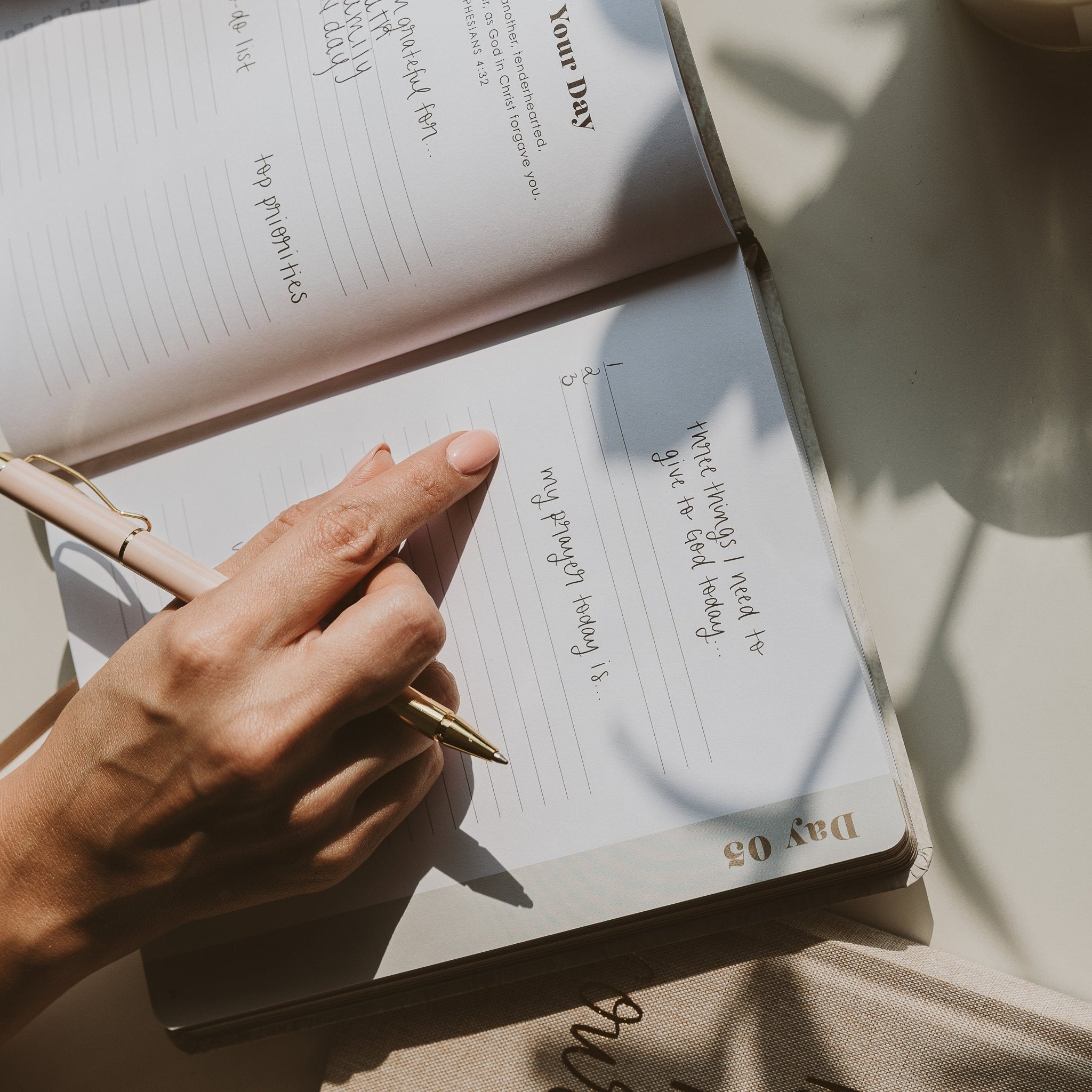 Inspirational Productivity Journal: You Are Strong & Courageous in - Notebooks photo