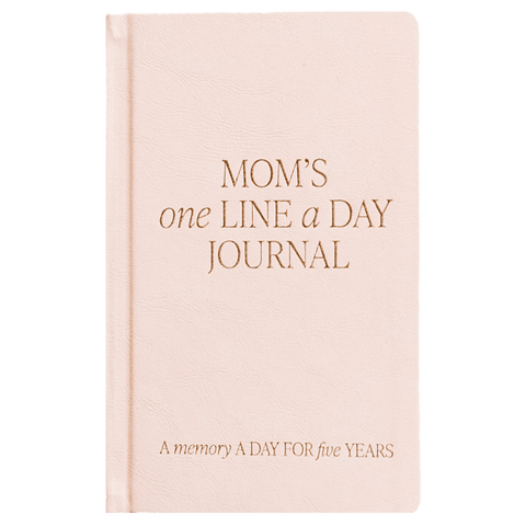 Mom's One Line A Day Leather Journal