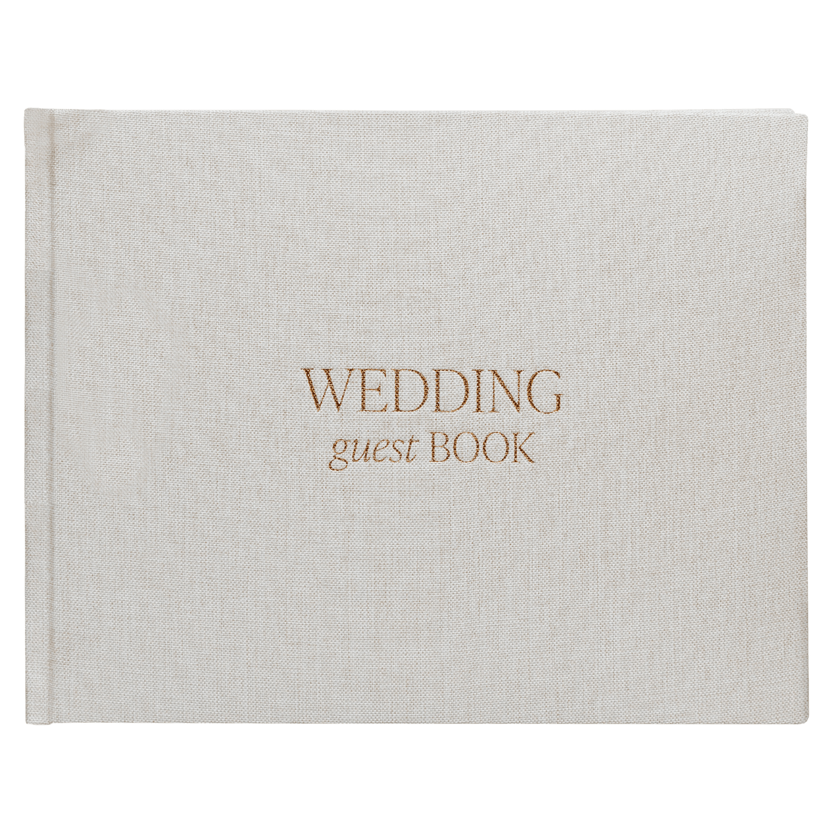 Tan Wedding Guestbook in - Guestbook photo
