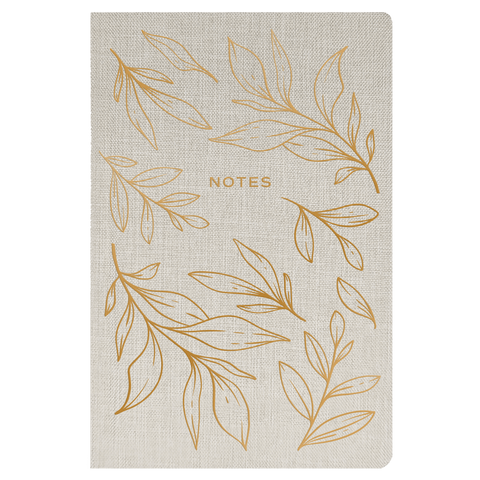 Gold Leaves Notes Journal - SwagglyLife Home & Fashion