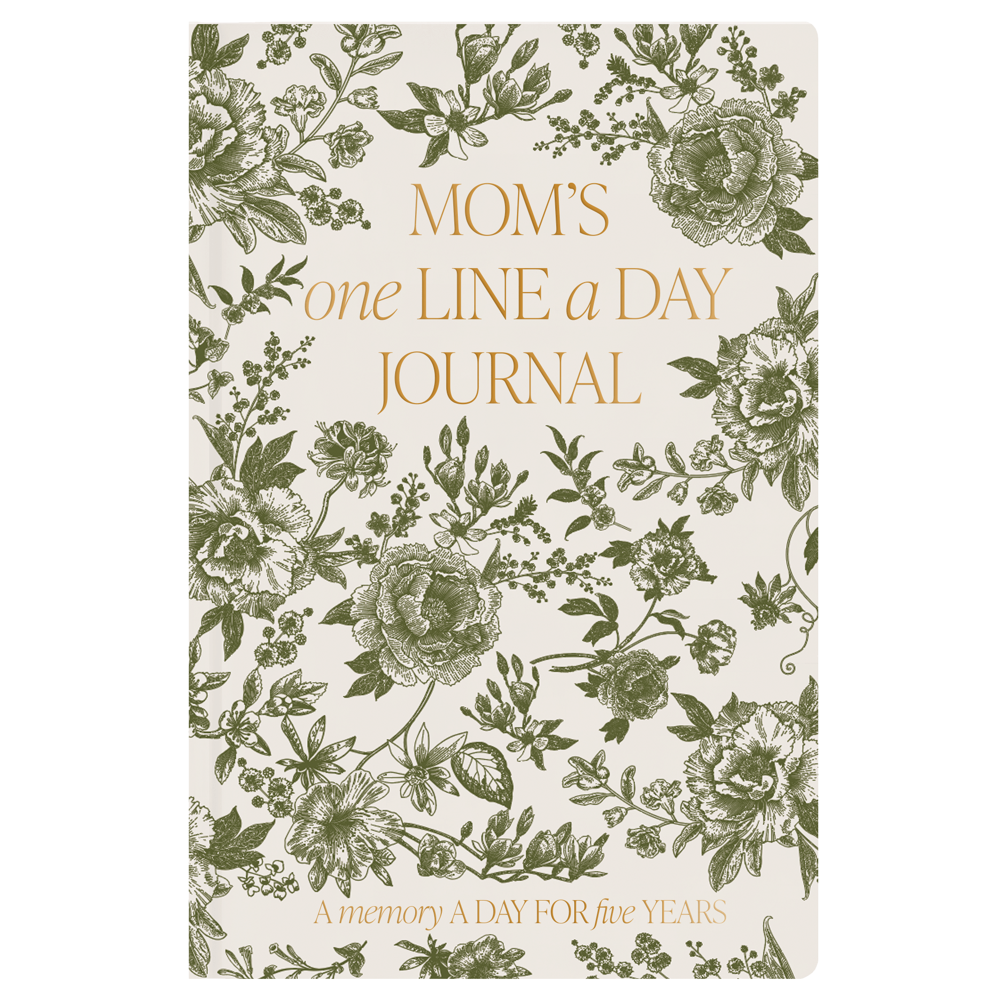 Mom's One Line A Day Green Delft Leather Journal in - Notebooks photo