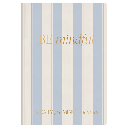 Be Mindful Striped Journal in - Prompted Journal photo