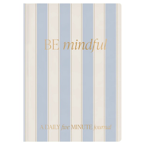 Be Mindful Striped Journal