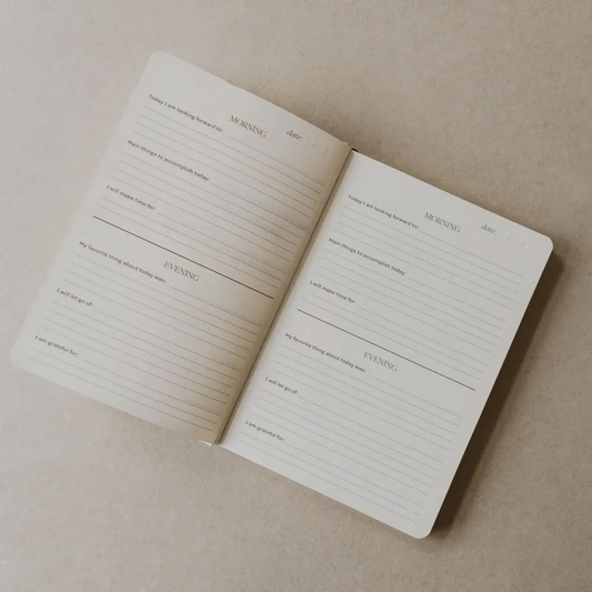 Be Mindful Striped Journal in - Prompted Journal photo
