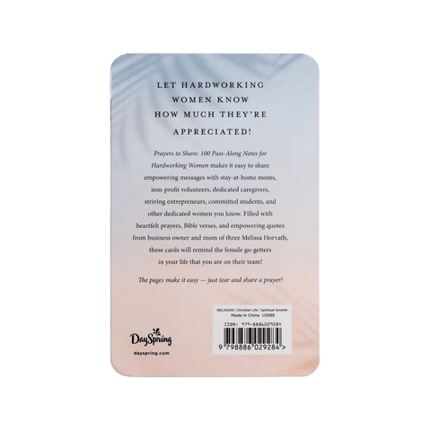 Prayers To Share - 100 Pass-Along Notes for Hardworking Women - SwagglyLife Home & Fashion