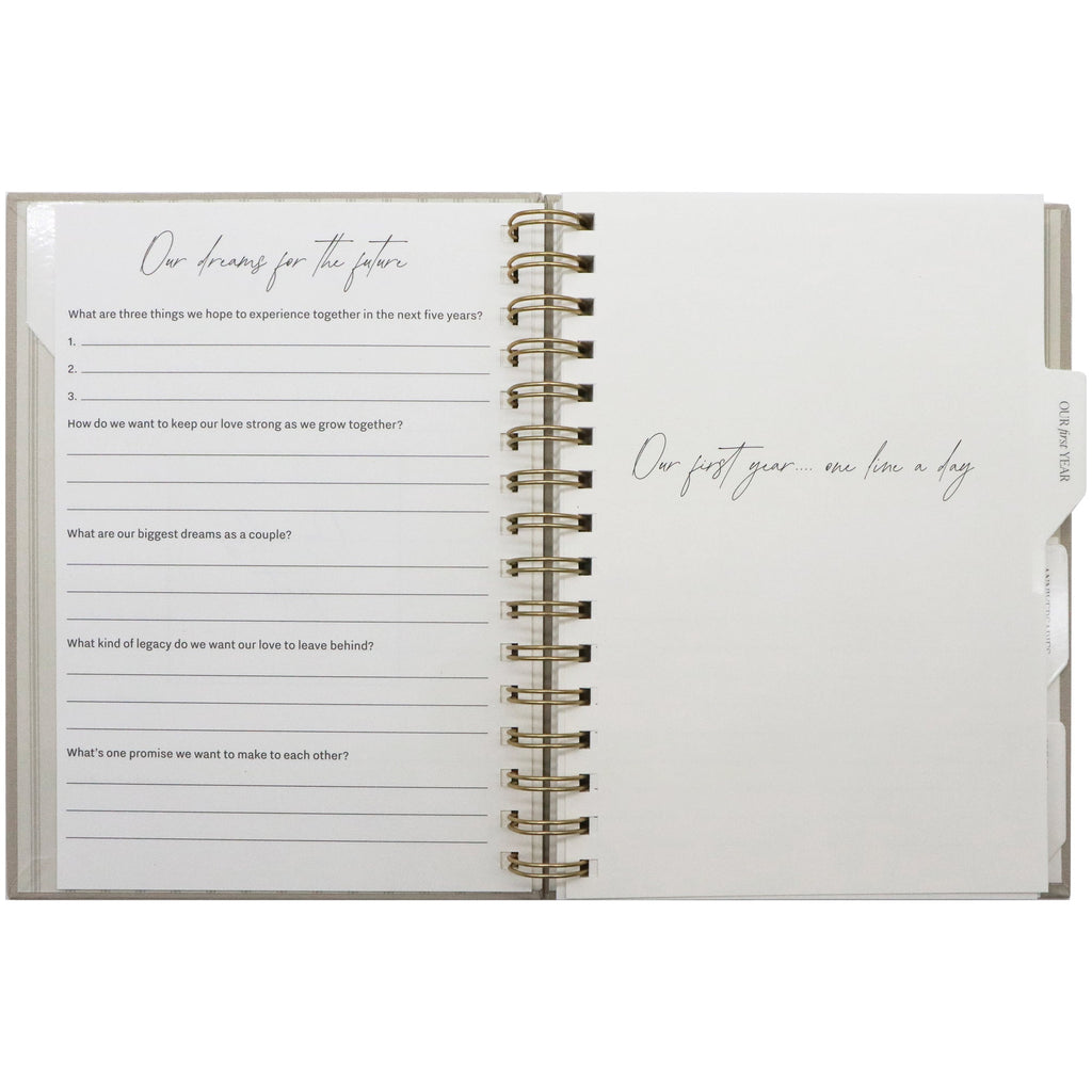 Newlywed One Line A Day Prompted Journal in - Prompted Journal photo