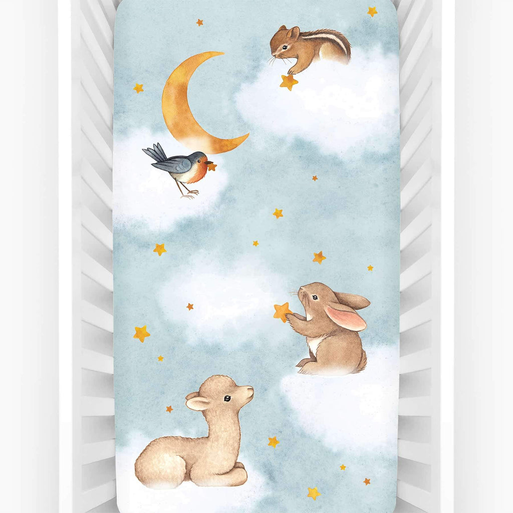 Goodnight Wonderland Standard Size Crib Sheet in - Crib sheets photo