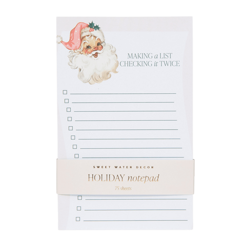 Vintage Santa Notepad - SwagglyLife Home & Fashion