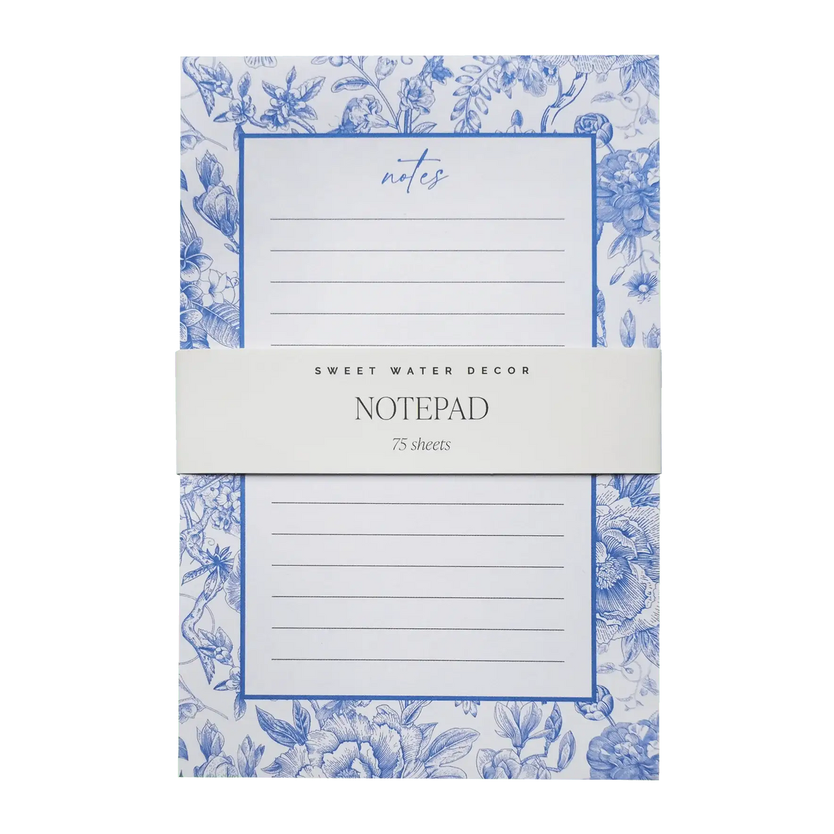 Blue Delft Notepad - SwagglyLife Home & Fashion