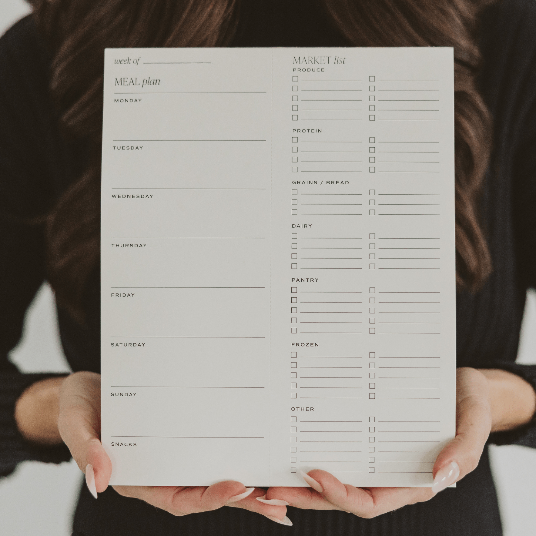 Sweet Water Decor Weekly Meal Planner Notepad in - Notepad photo