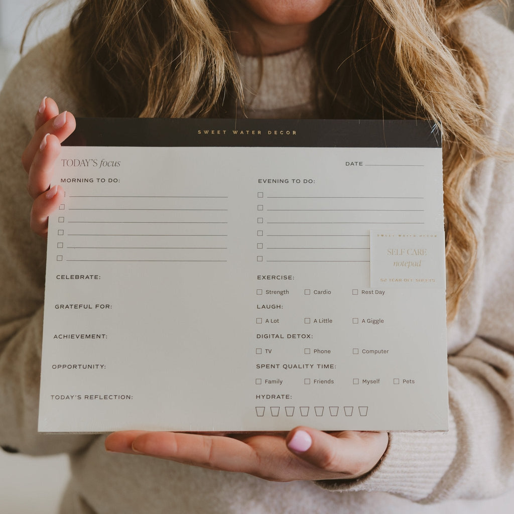 Self Care Notepad - SwagglyLife Home & Fashion