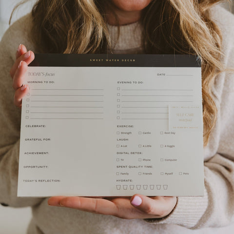 Self Care Notepad - SwagglyLife Home & Fashion