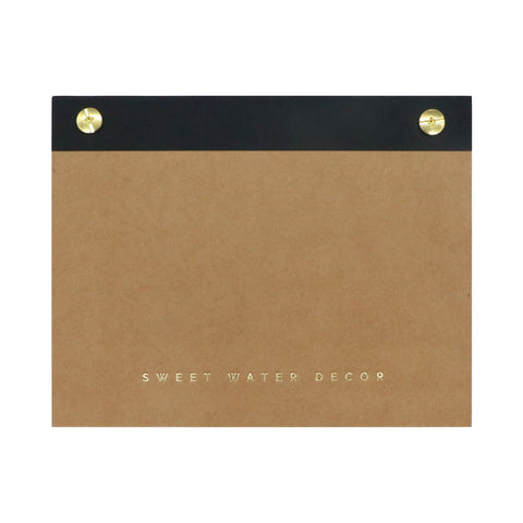 Small Gold Rivet Basic Notepad in - Notepad photo