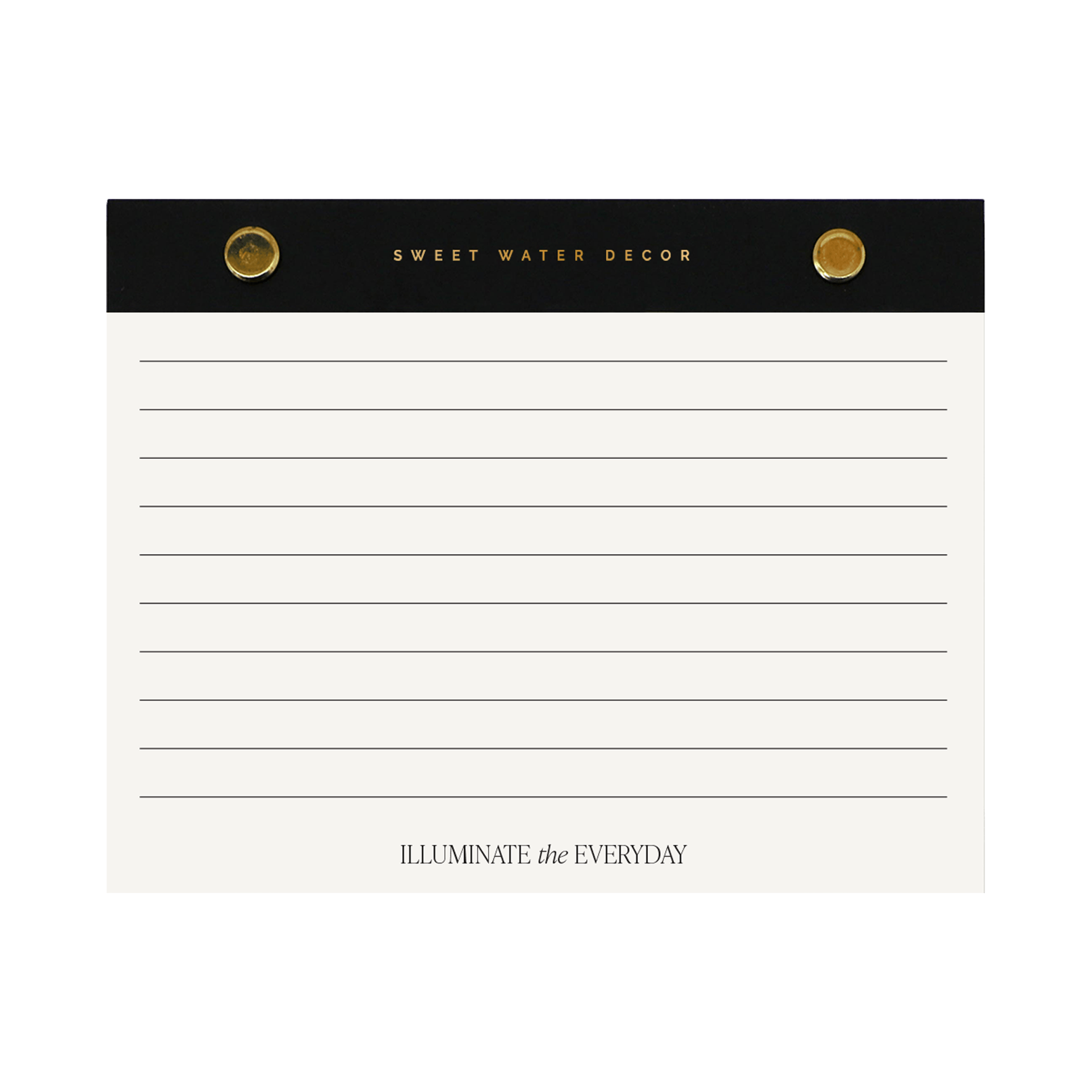 Small Gold Rivet Basic Notepad in - Notepad photo