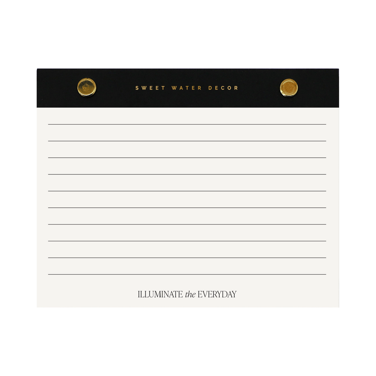 Small Gold Rivet Basic Notepad in - Notepad photo