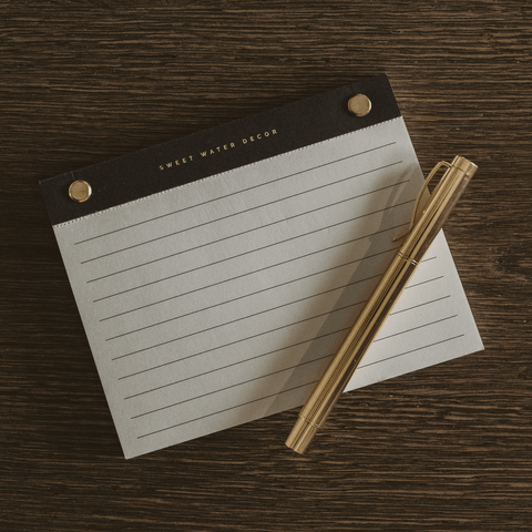 Small Gold Rivet Basic Notepad in - Notepad photo