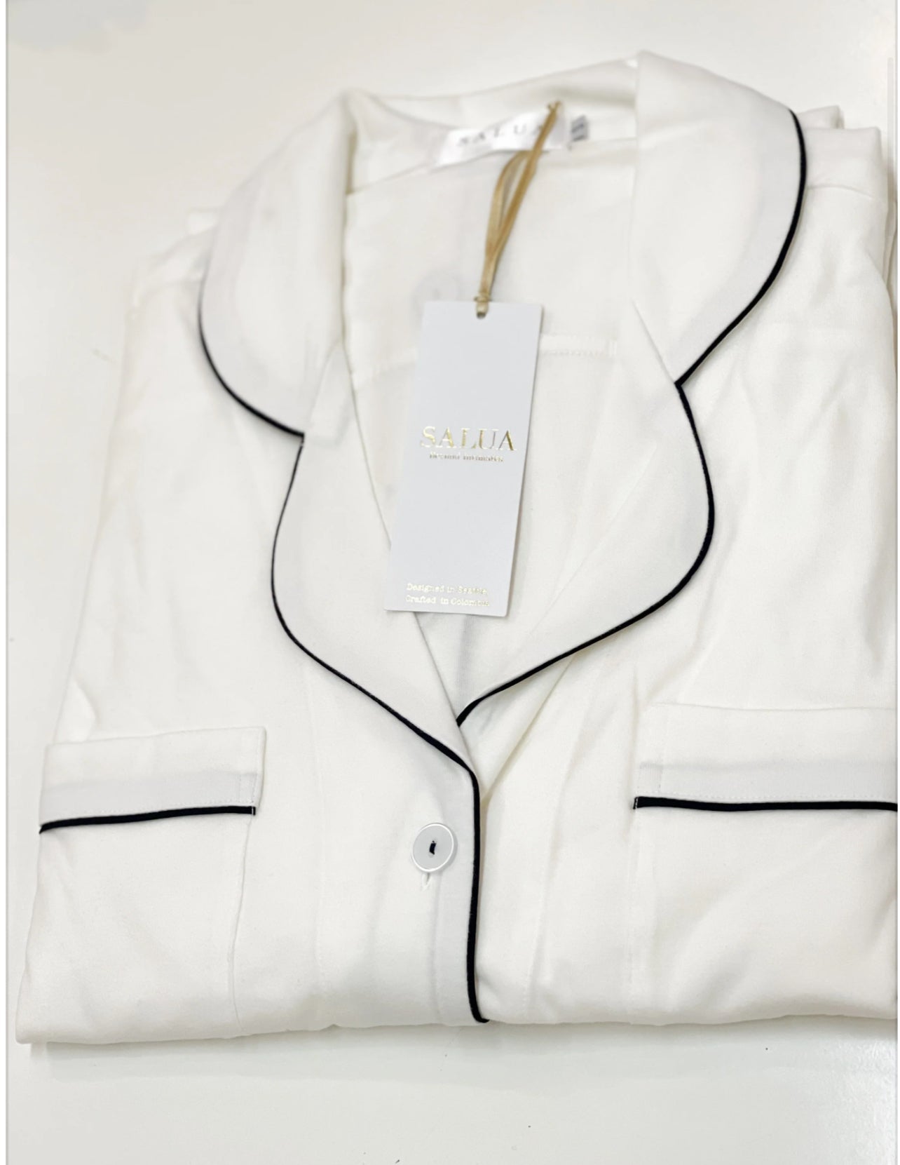 Classic Luxury Capri Pajamas in Brushed Pima Cotton in - PAJAMAS photo