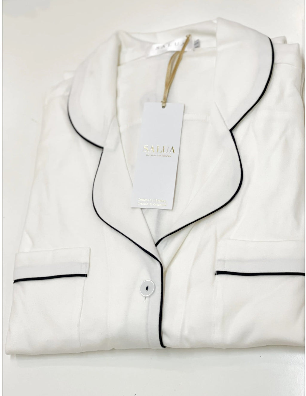 Classic Luxury Capri Pajamas in Brushed Pima Cotton in - PAJAMAS photo