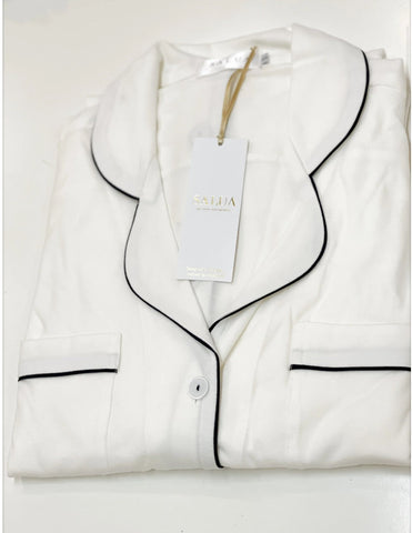 Classic Luxury Capri Pajamas in Brushed Pima Cotton in - PAJAMAS photo