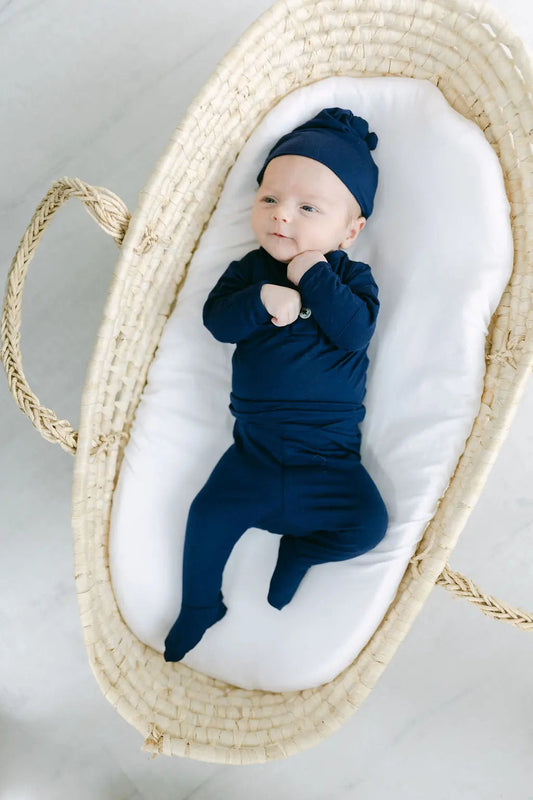 3-Piece Baby Outfit - Newborn Take Home Outfit - Navy Blue in - Onesies photo