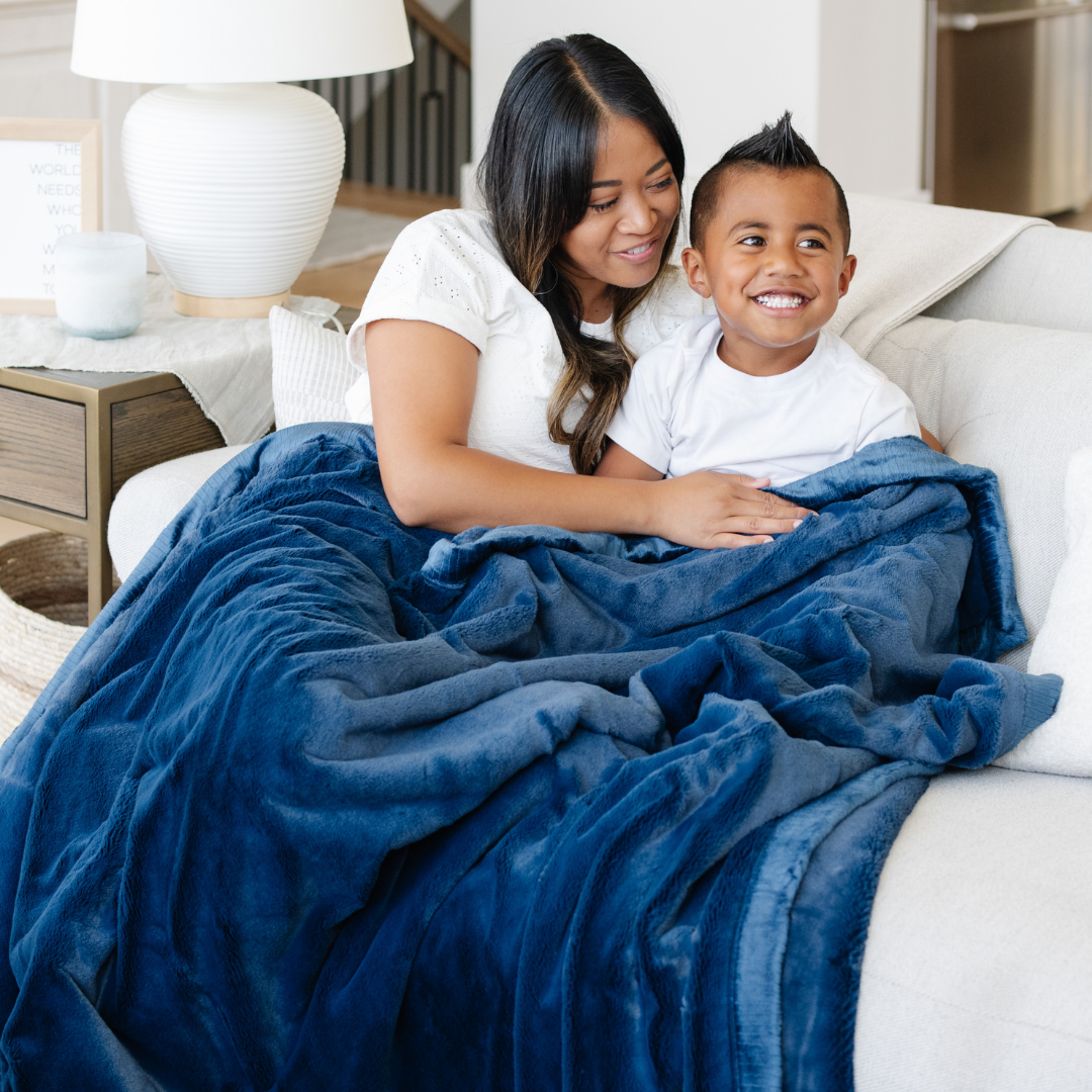 LUSH XL BLANKETS in Navy - photo