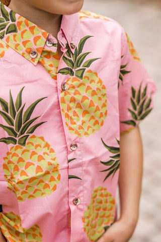 Tropical Love Boys Button Down in - photo