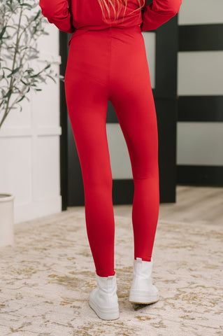 Next to Nothing Top and Bottom Set in Ruby in - Womens photo