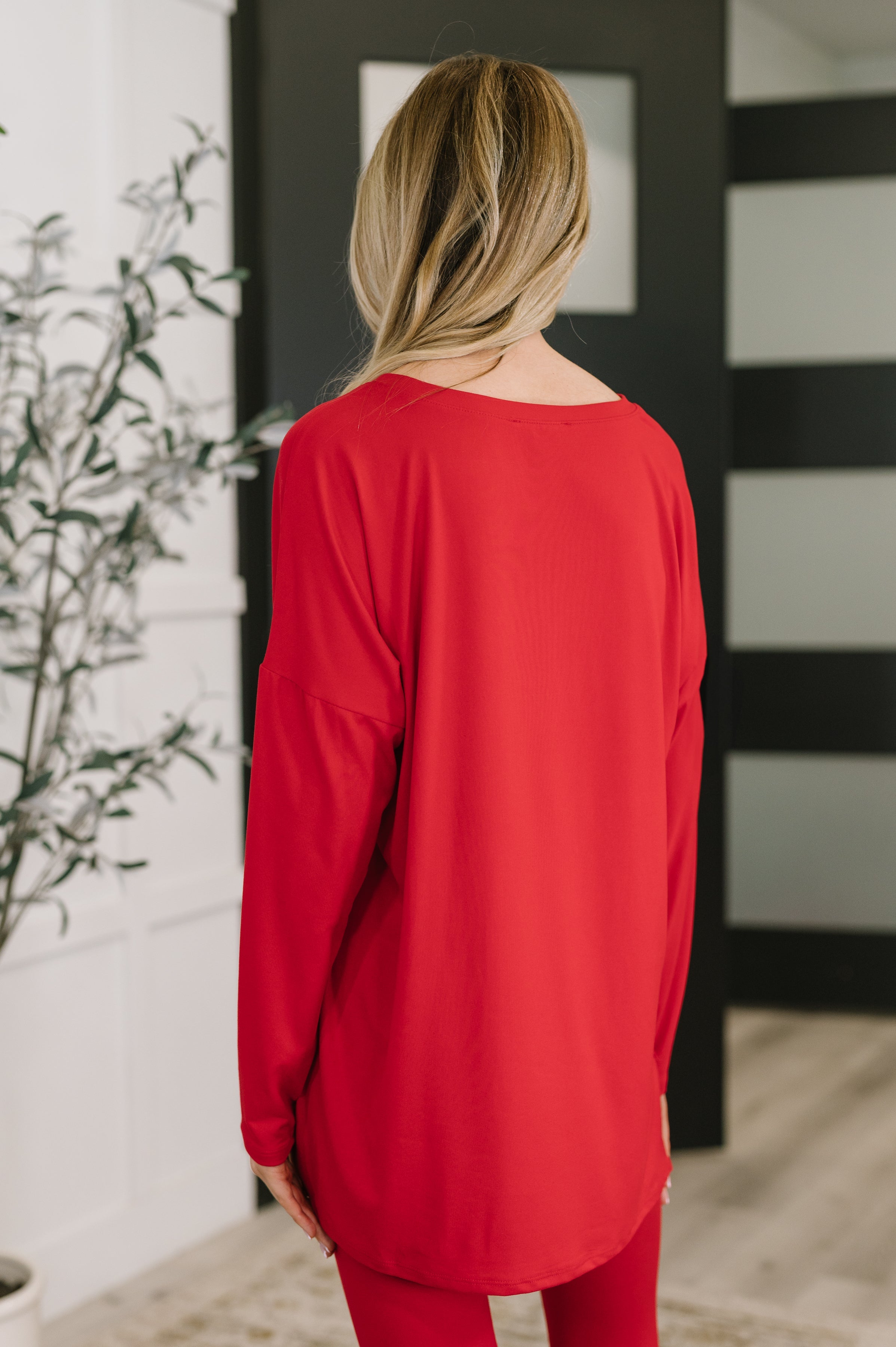 Next to Nothing Top and Bottom Set in Ruby in - Womens photo