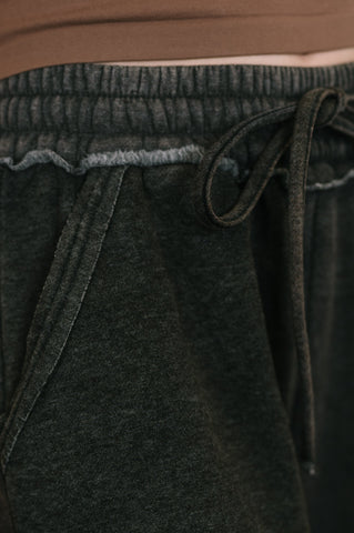 Nights Like This High Waist Palazzo Sweats in Ash Black in - Womens photo