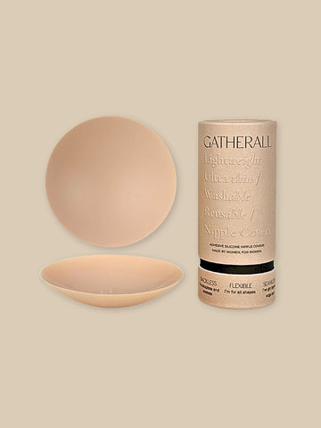 Gatherall Nipple Covers in Cream - Nipple Covers photo