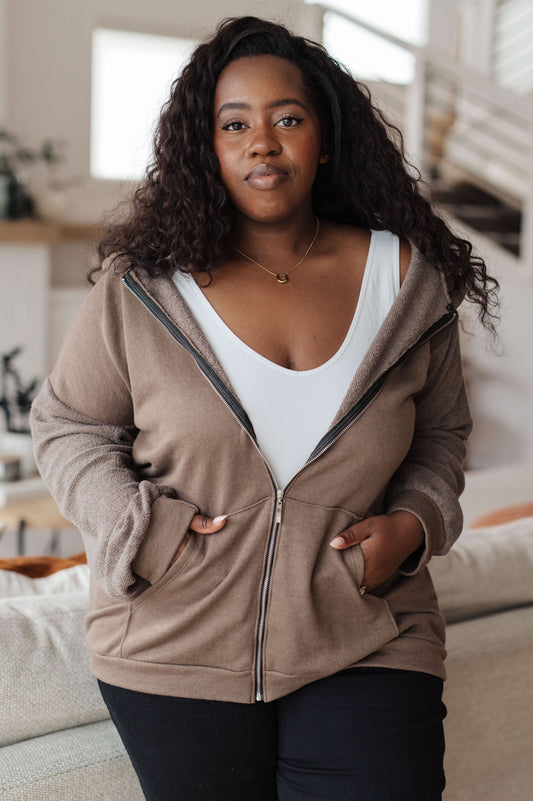 On And On Zip Up Hoodie in - Tops photo