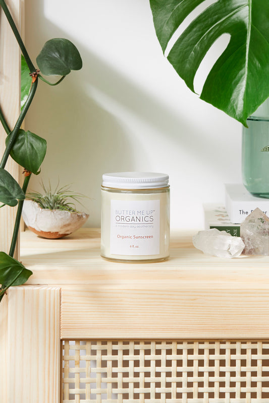 Natural Organic Sunscreen / Safe Sunscreen / Non-Nano Zinc Oxide Sunscreen / Sun Protection / Butter Me Up Organics in - Body photo