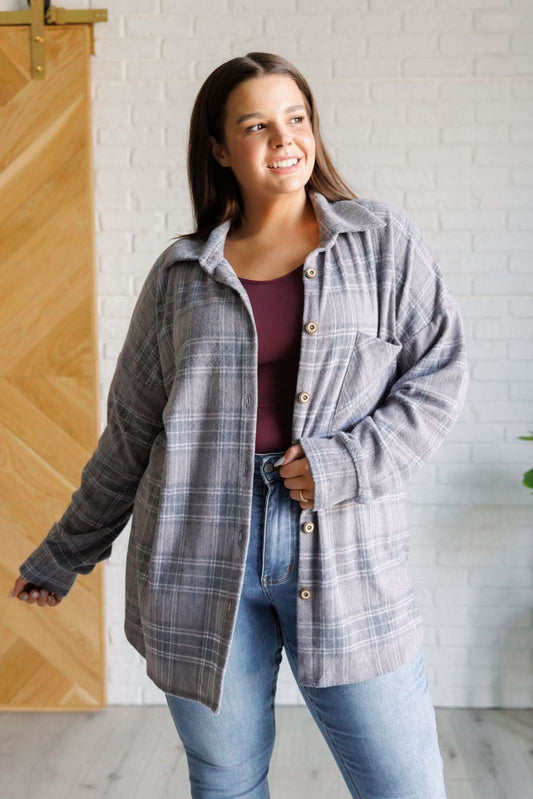 Out of the Way Plaid Button Up in - Tops photo