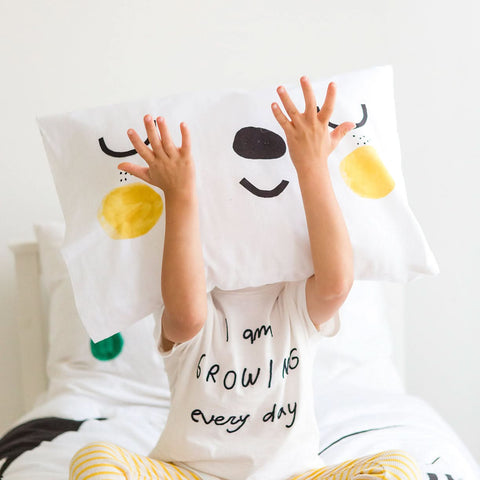 2-pack Happy Faces Standard Size Pillowcases in - Pillowcase photo