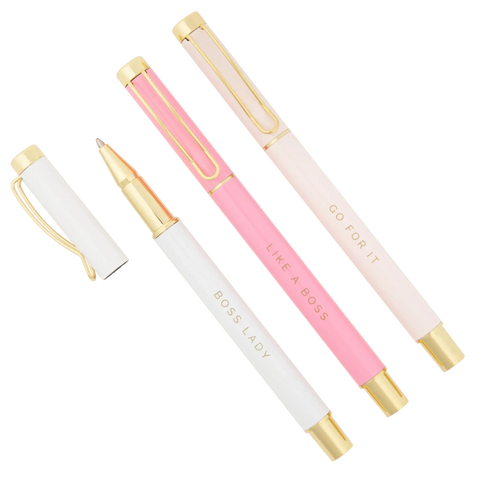 Boss Lady Metal Pen Set - SwagglyLife Home & Fashion