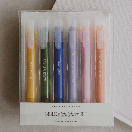 Sweet Water Decor Wax Bible Highlighters Set in - Highlighters photo