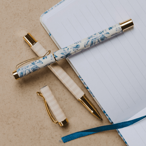 Sweet Water Decor Blue Delft Pen Set