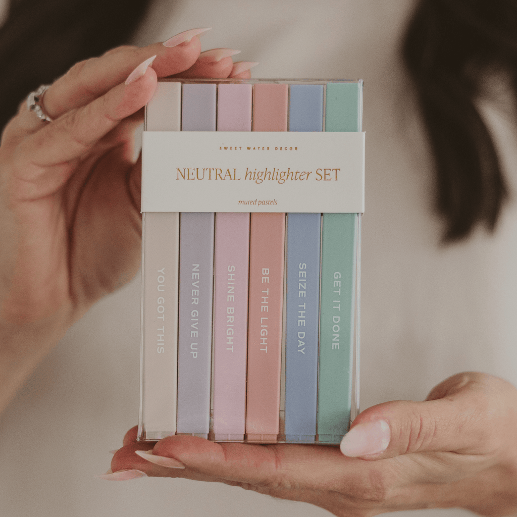 Sweet Water Decor Neutral Highlighters Set in - Highlighters photo