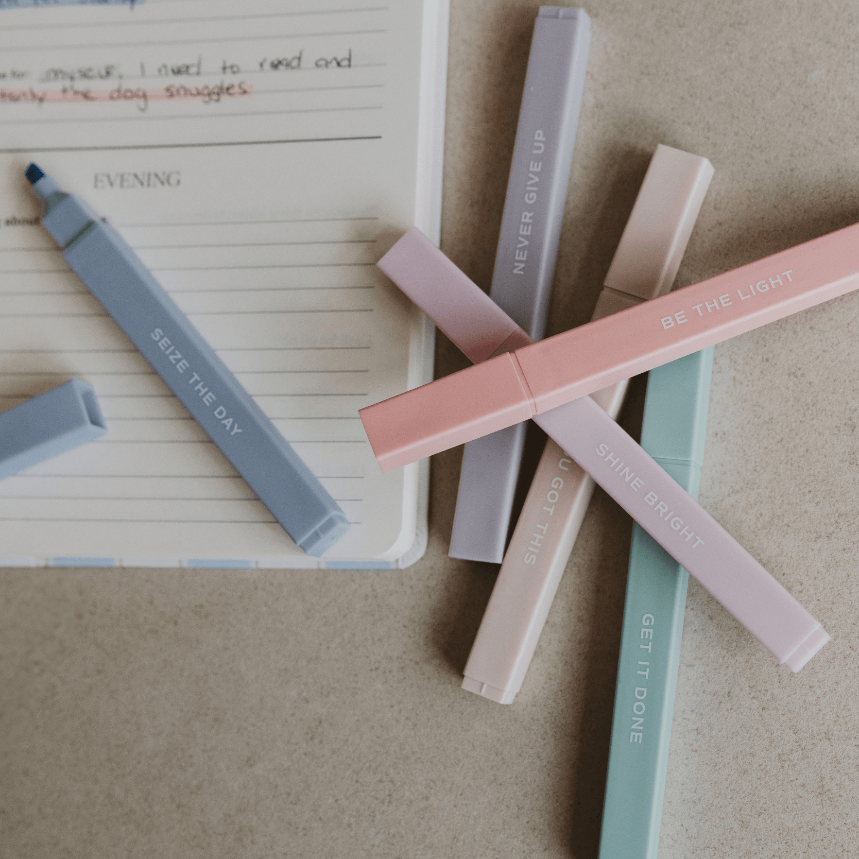 Sweet Water Decor Neutral Highlighters Set in - Highlighters photo