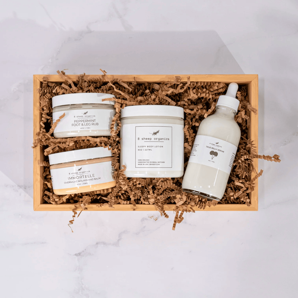 8 Sheep Organics Pregnancy Survival Kit – Organic Maternity Pampering Gift -