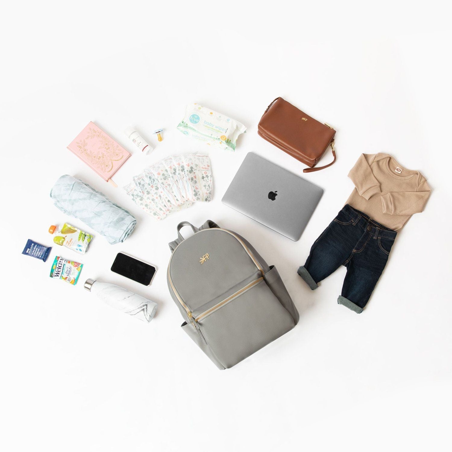 Freshly Picked Ebony Classic City Diaper Bag II in - Classic City Backpack photo
