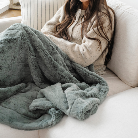 PATTERNED FAUX FUR THROW BLANKETS in - Throw Blanket photo